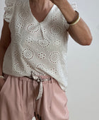 Blouse Louisette blanche TU 38/46
