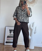 Pantalon Gabriel marron TU 36/42
