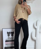 Jeans flare noir