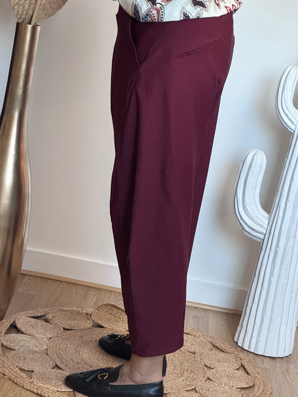 Pantalon Alexis Bordeaux