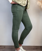 Pantalon jeans skinny kaki