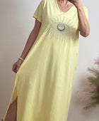 Robe teeshirt jaune TU 38/46