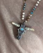 Pendentif tête de buffle