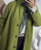 Manteau vert pistache