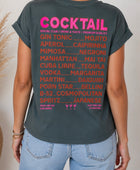 Teeshirt cocktail kaki