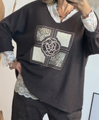 Pull Rosalia marron