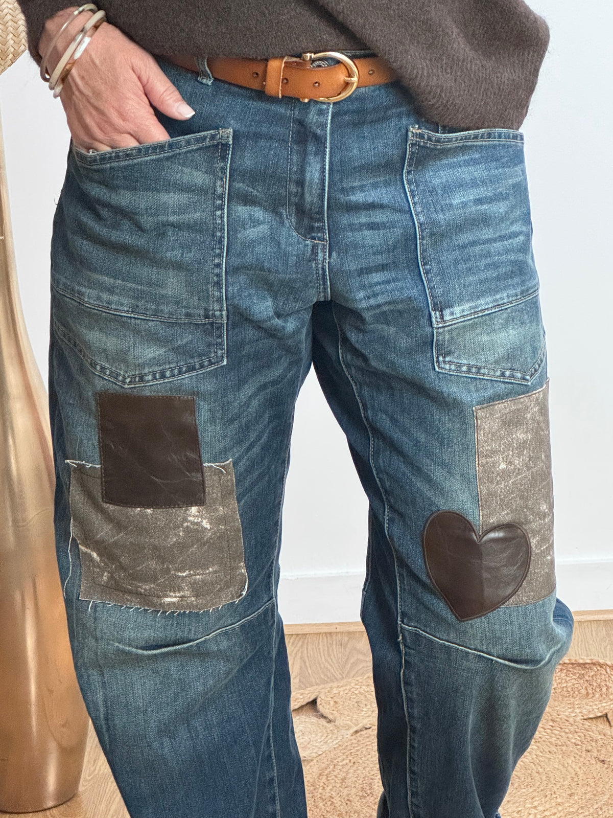 Jeans boy friend patchs