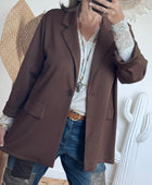Veste blazer casuel marron TU 40/48