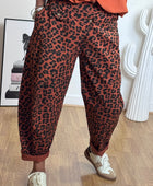 Pantalon confort Léo terracotta TU 38/46