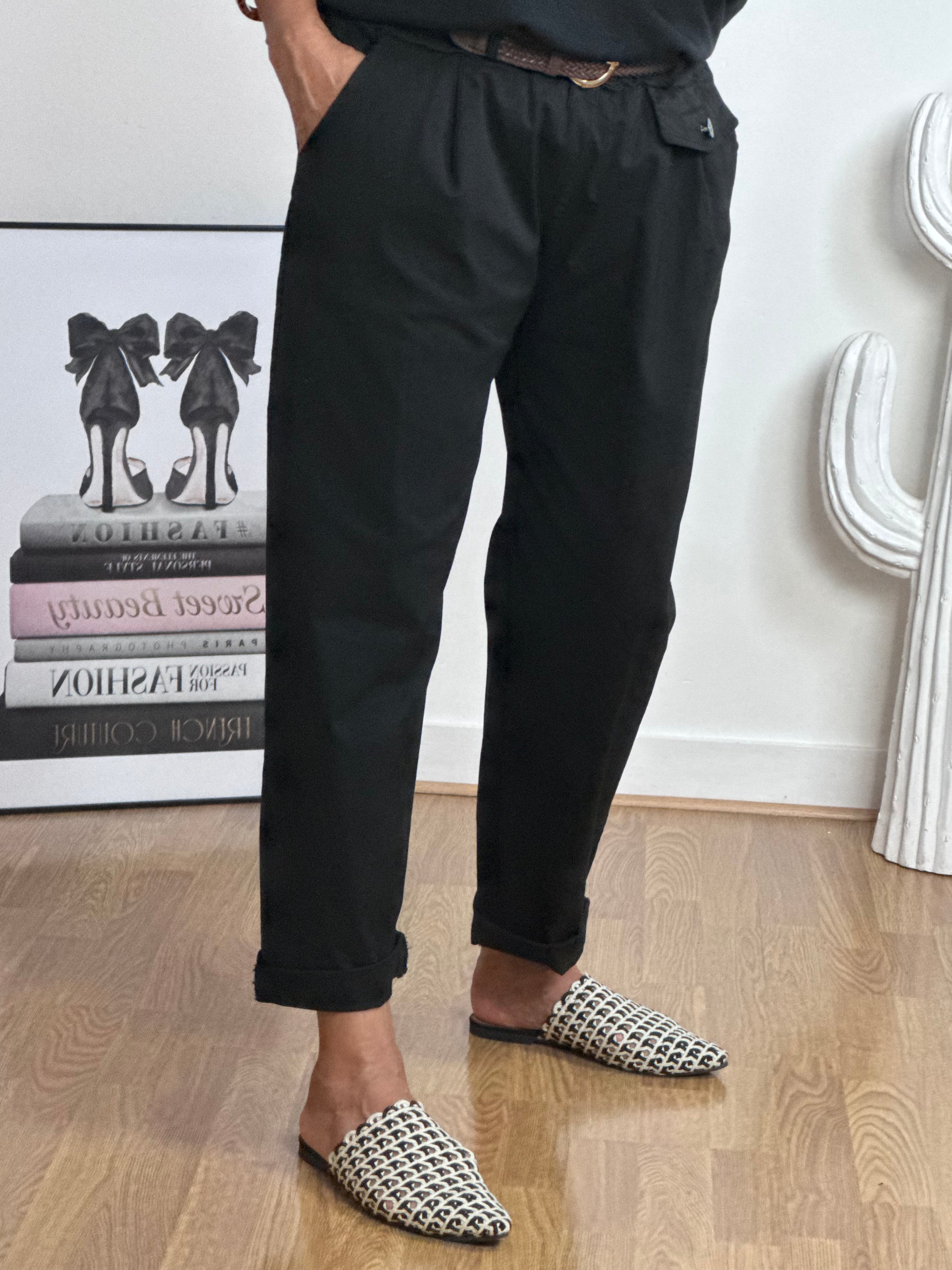Pantalon confort Arthur noir TU 38/48