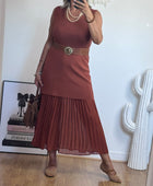 Robe Capucine terracotta