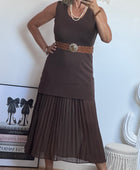 Robe Capucine marron
