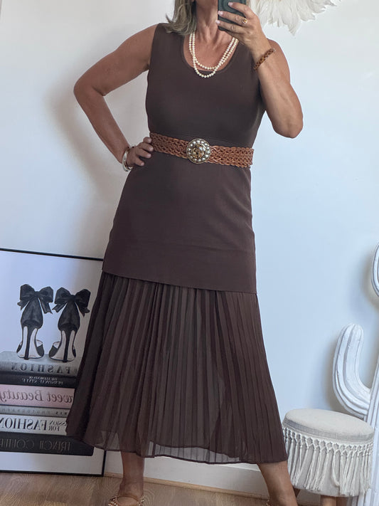 Robe Capucine marron
