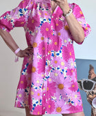 Robe Flora rose