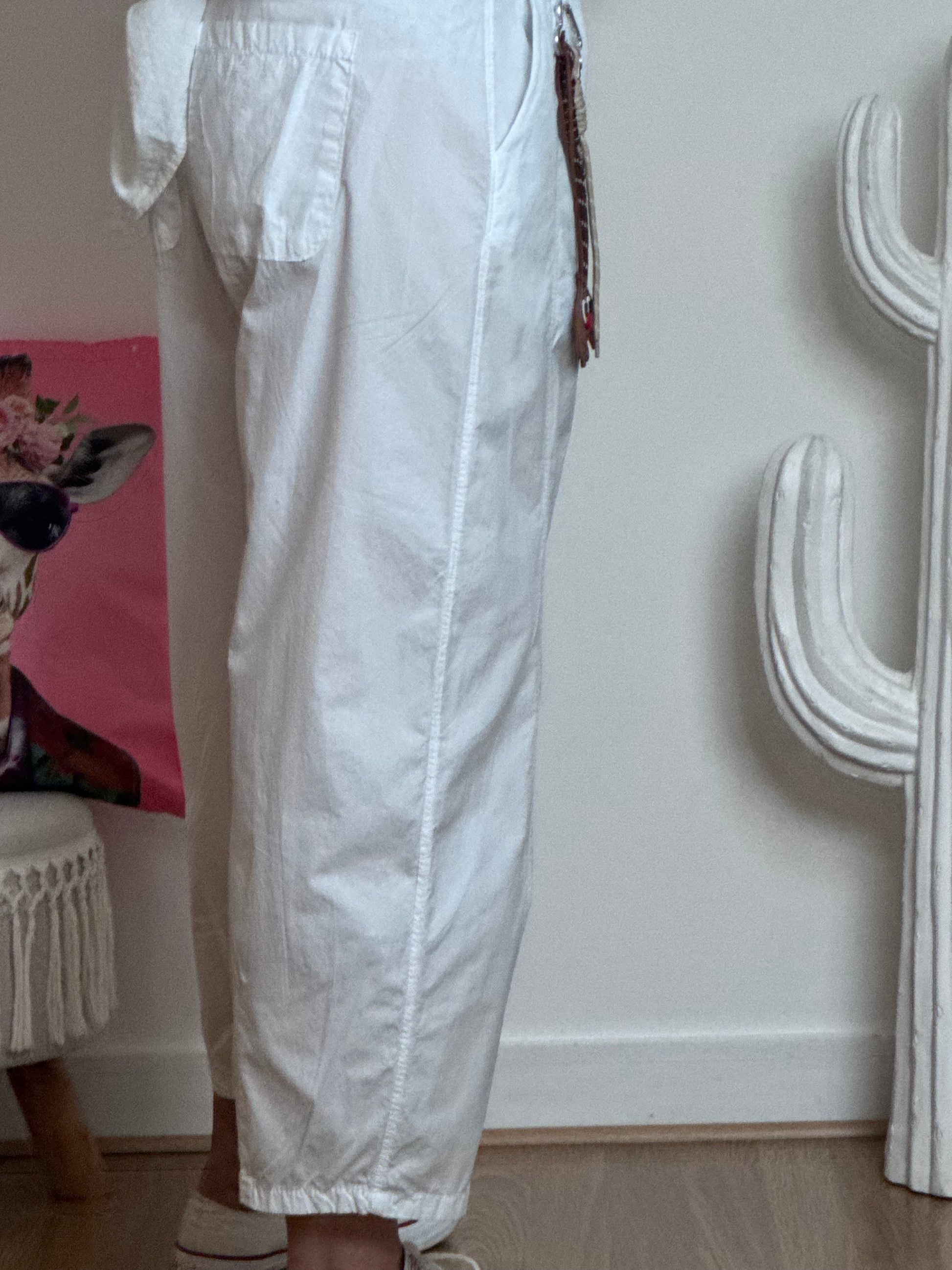Pantalon blanc balloon TU 36/42