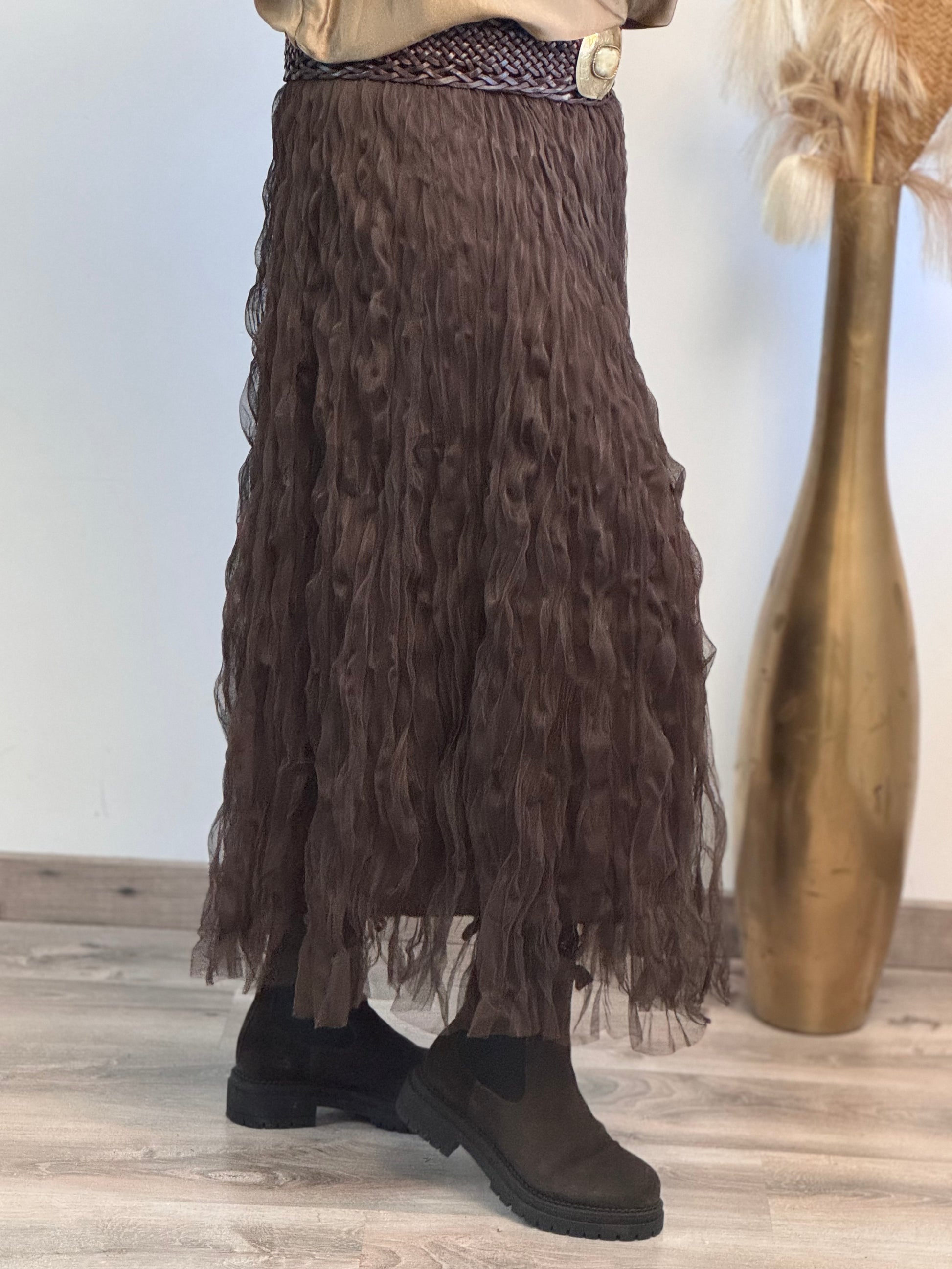 Jupe tulle marron TU 38/46