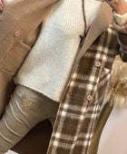 Manteau réversible beige