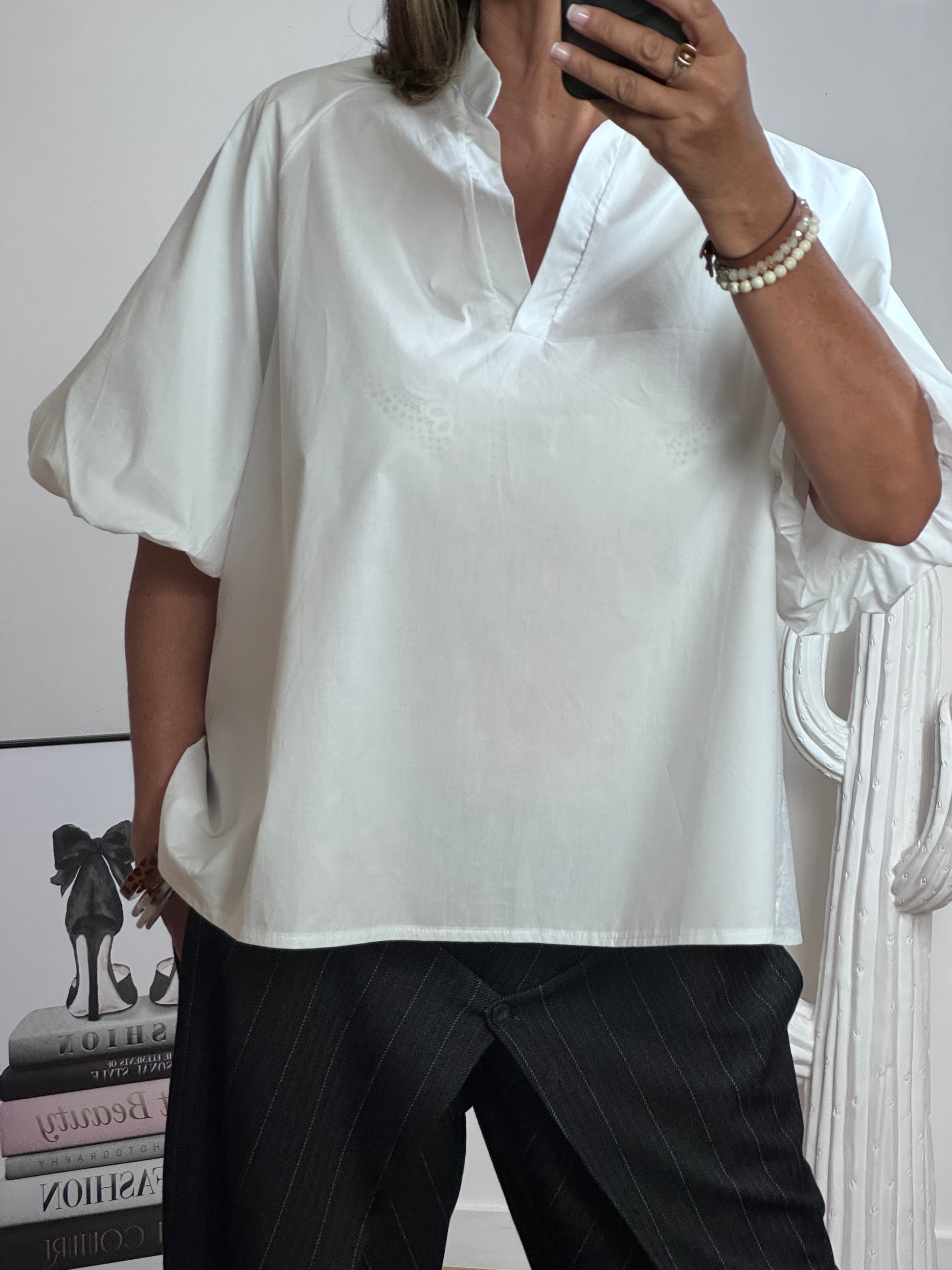 Blouse Yuna blanche TU 42/50