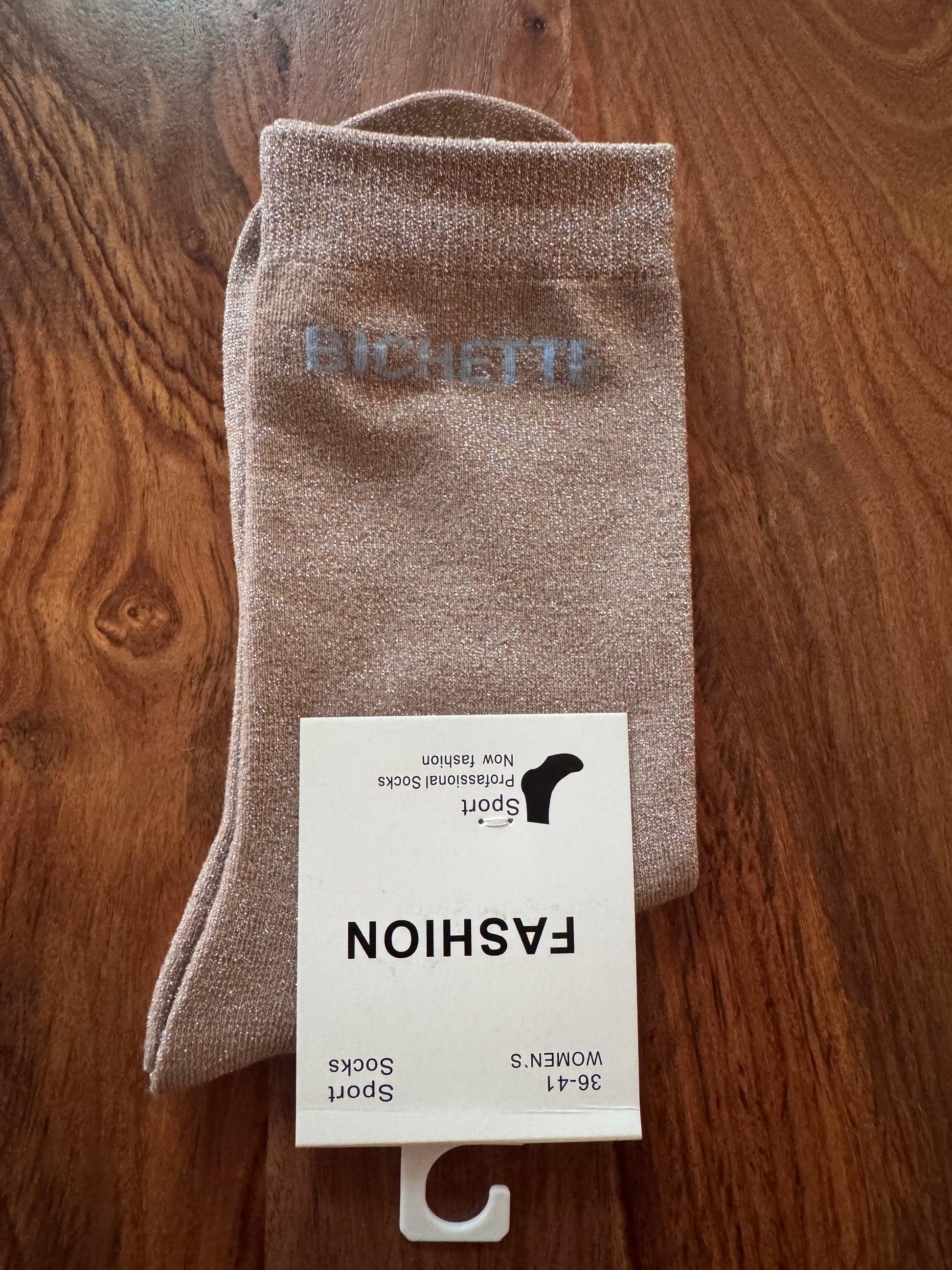 Chaussettes cœur brillantes 36/41