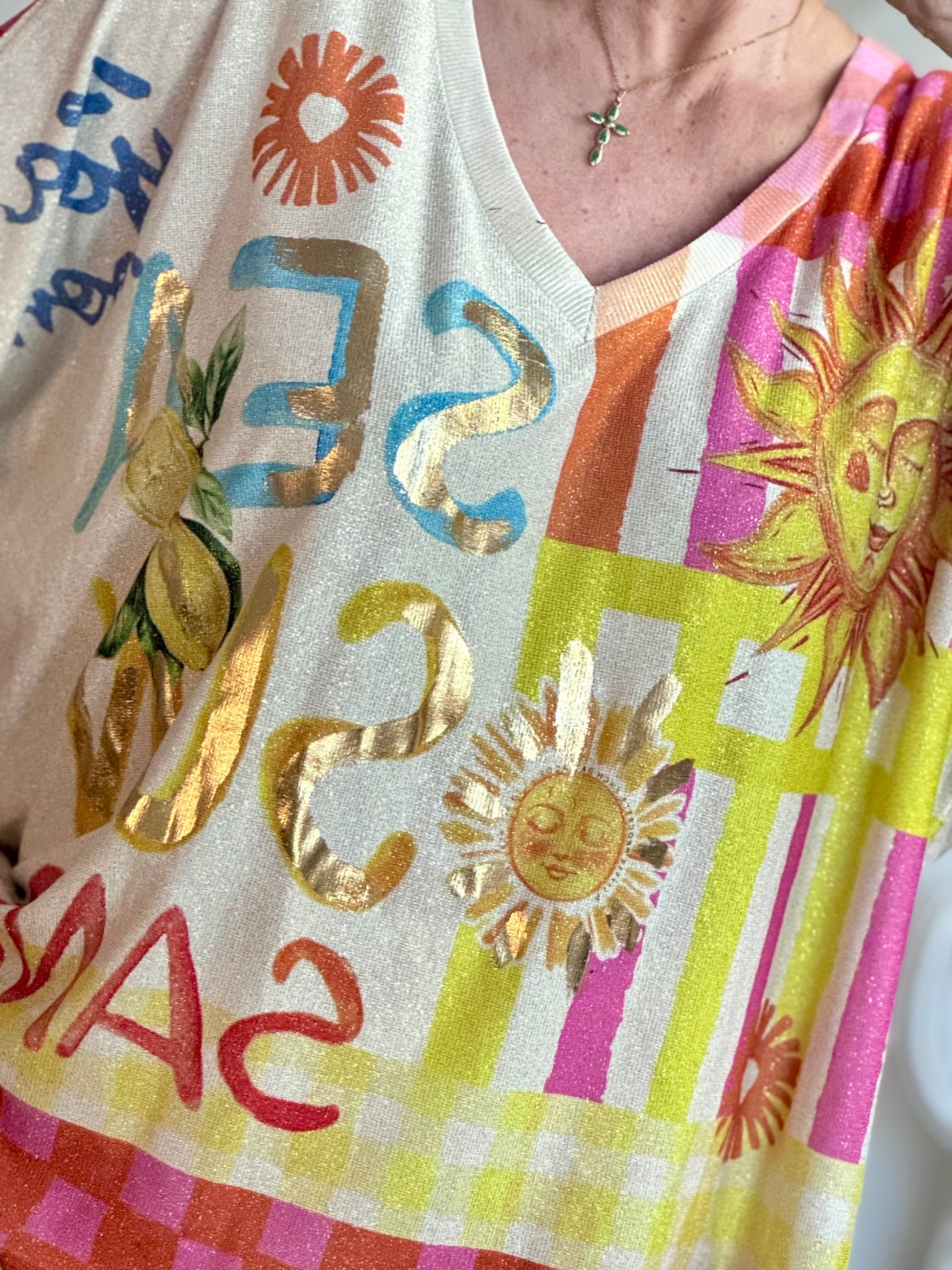 Haut oversize Sea Sun