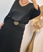 Haut bi matière noir