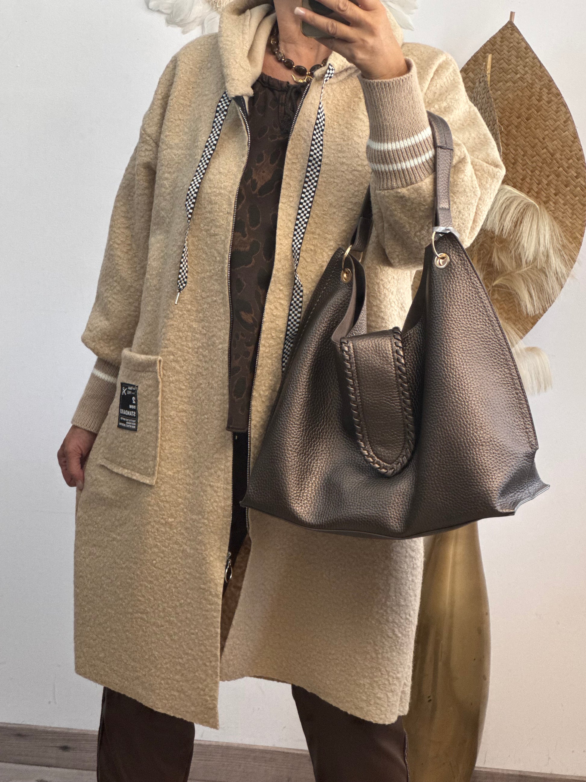 Manteau Octave beige