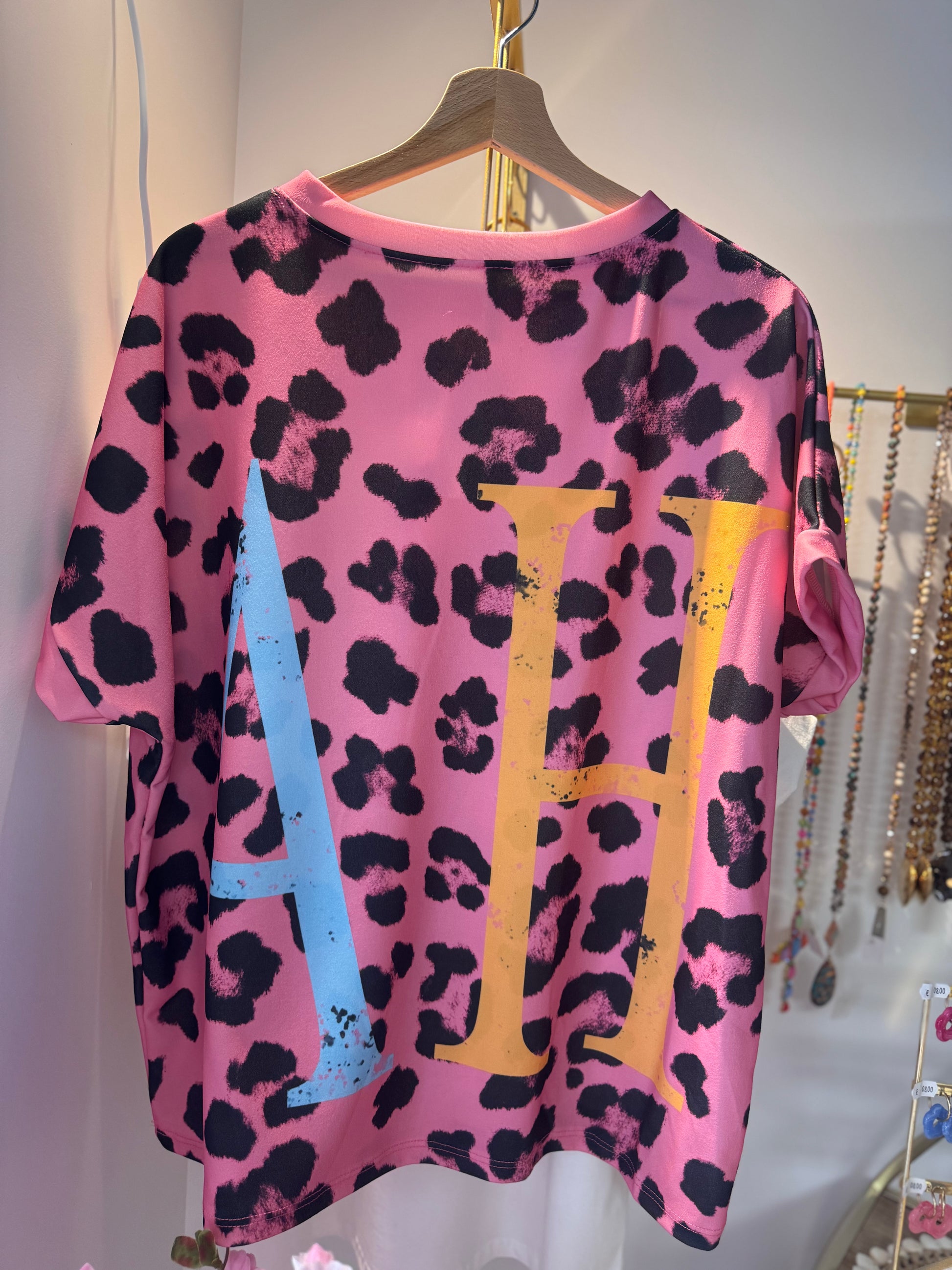 Teeshirt Léo Yeah fuchsia