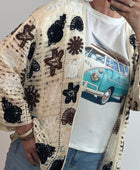 Gilet crochet noir