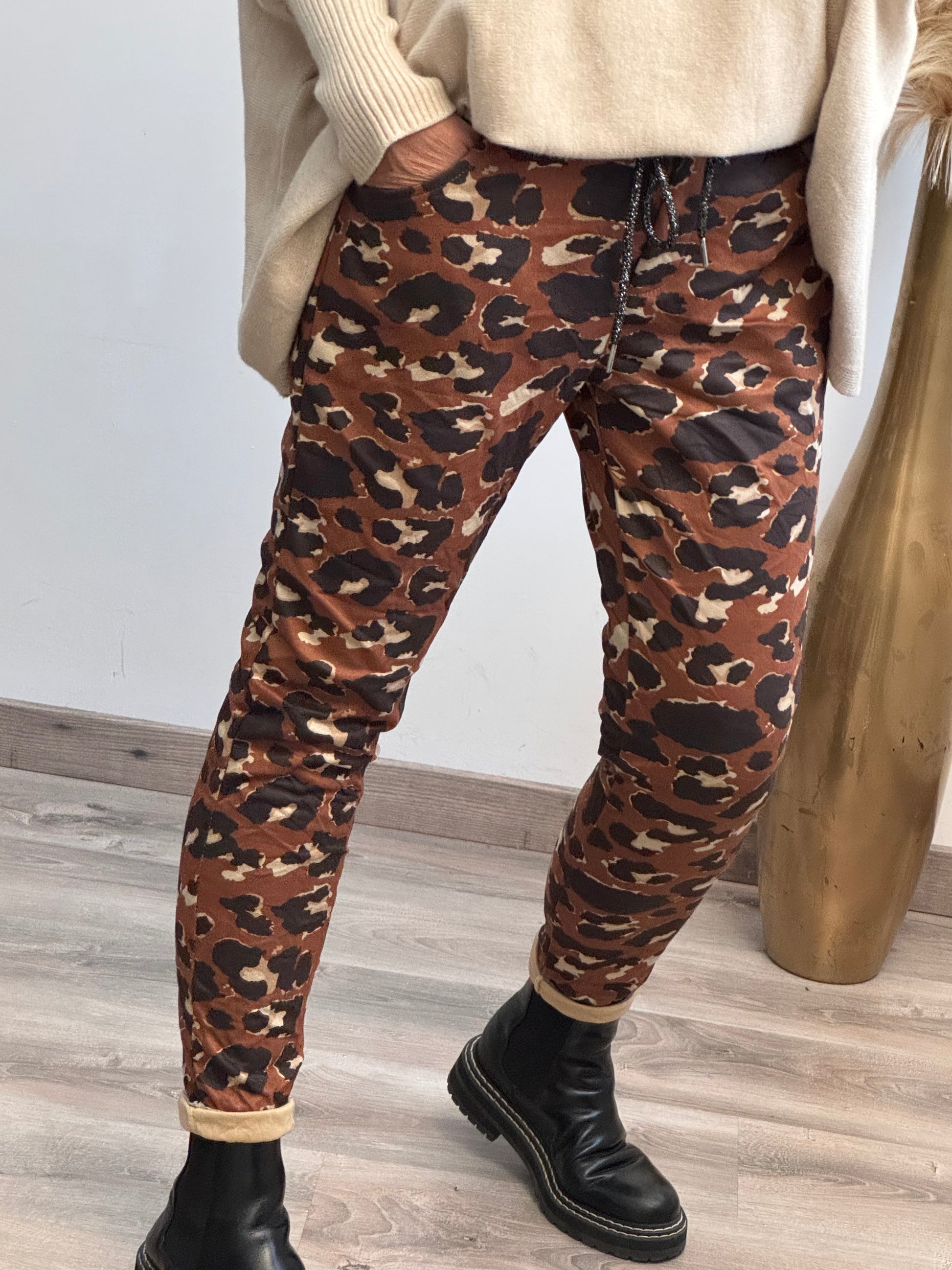 Pantalon suédine Léo