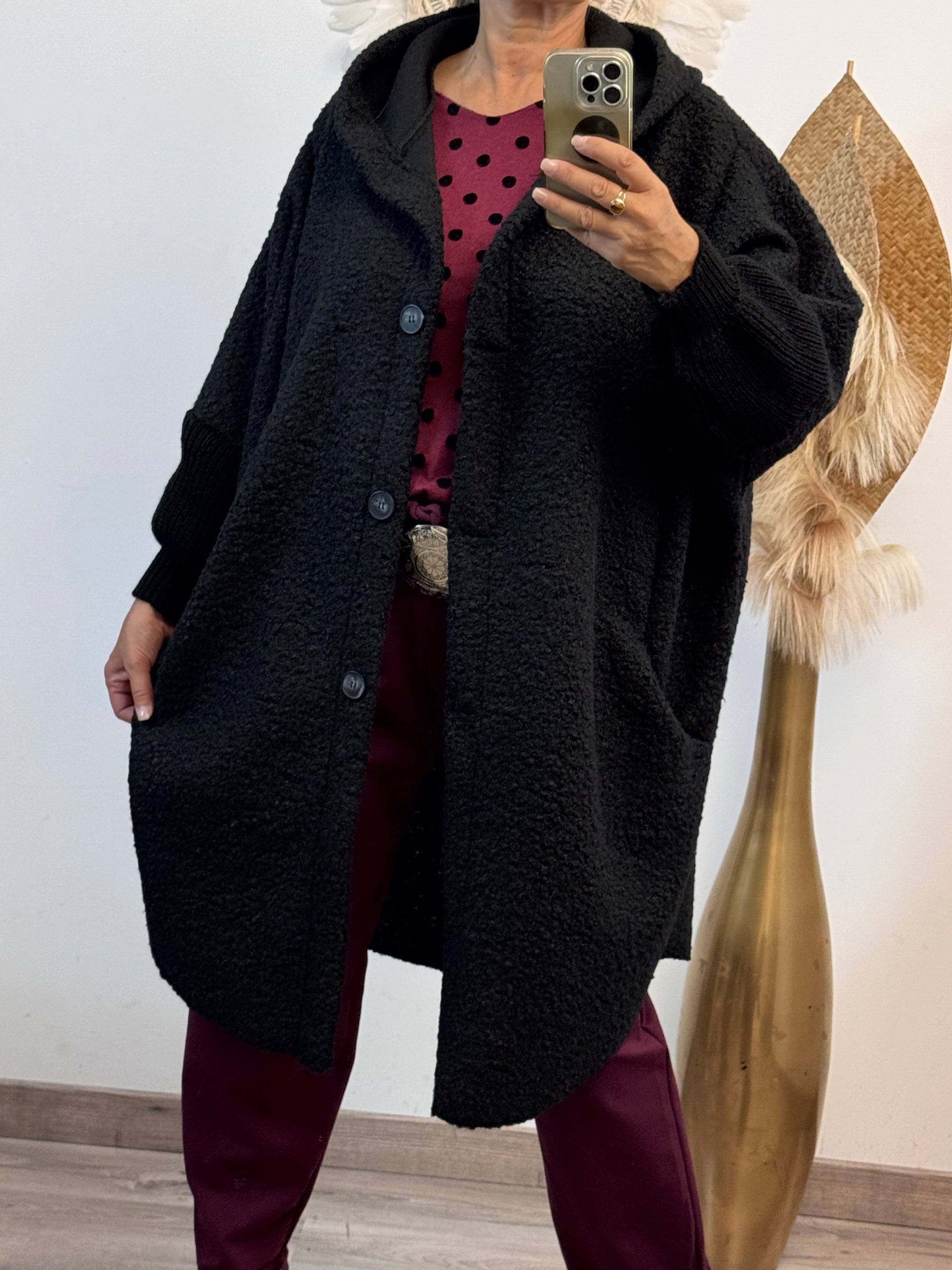 Manteau Marceau noir