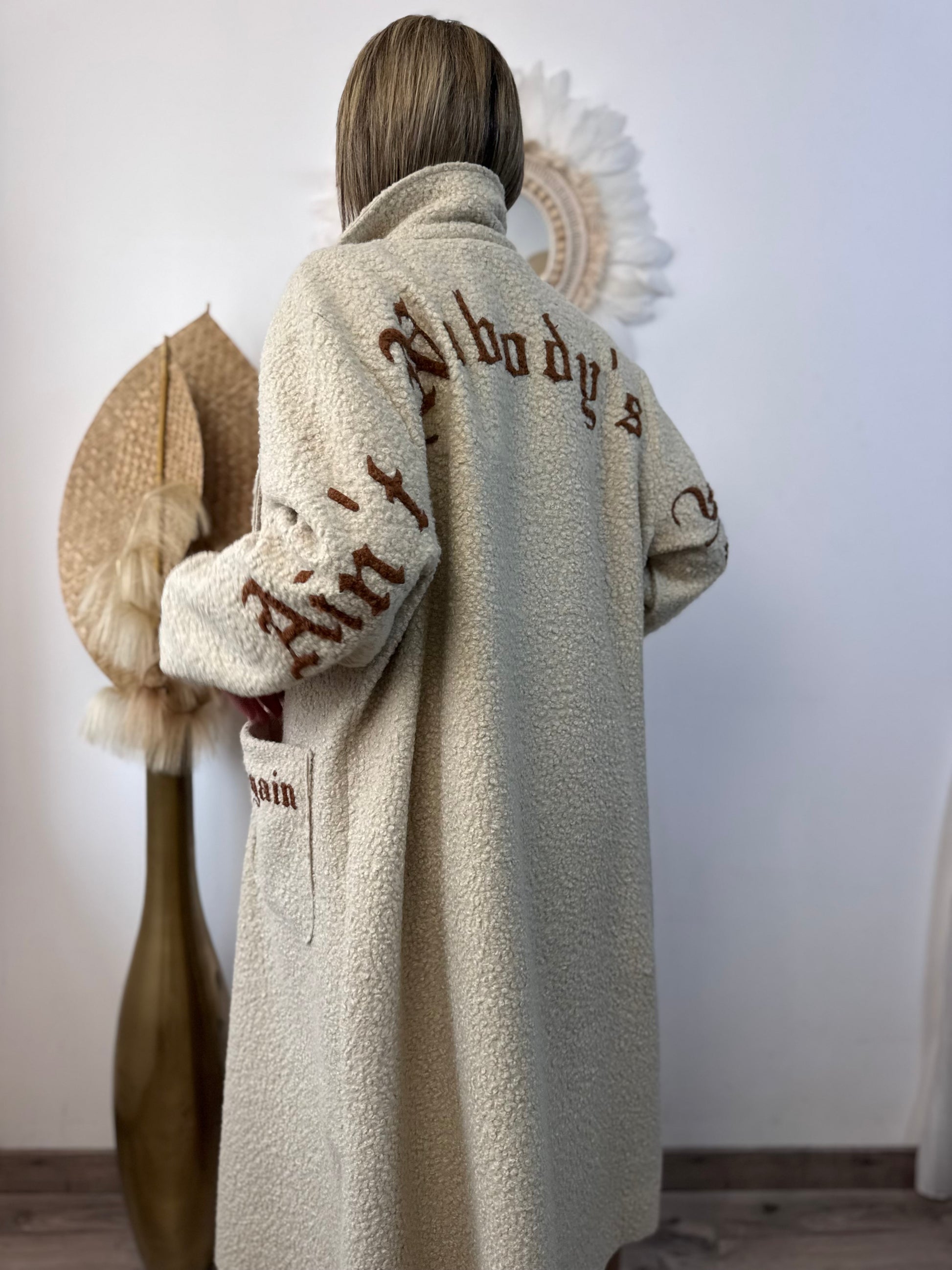 Manteau long beige