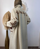 Manteau long beige