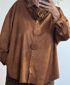 Chemise ou veste Louiza camel