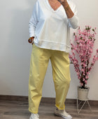 Pantalon Sacha jaune TU 42/50