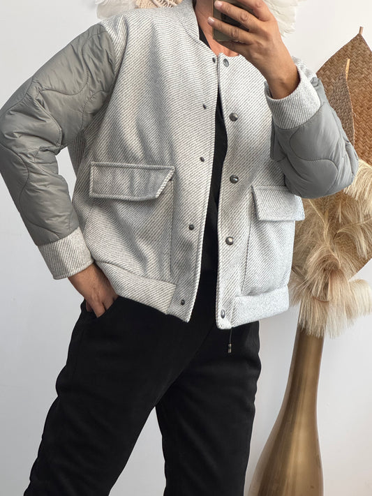 Blouson gris
