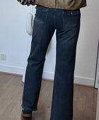 Jean flare denim bleu