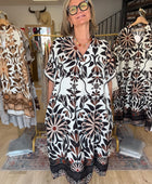 Robe Emma version longue noire TU 40/48