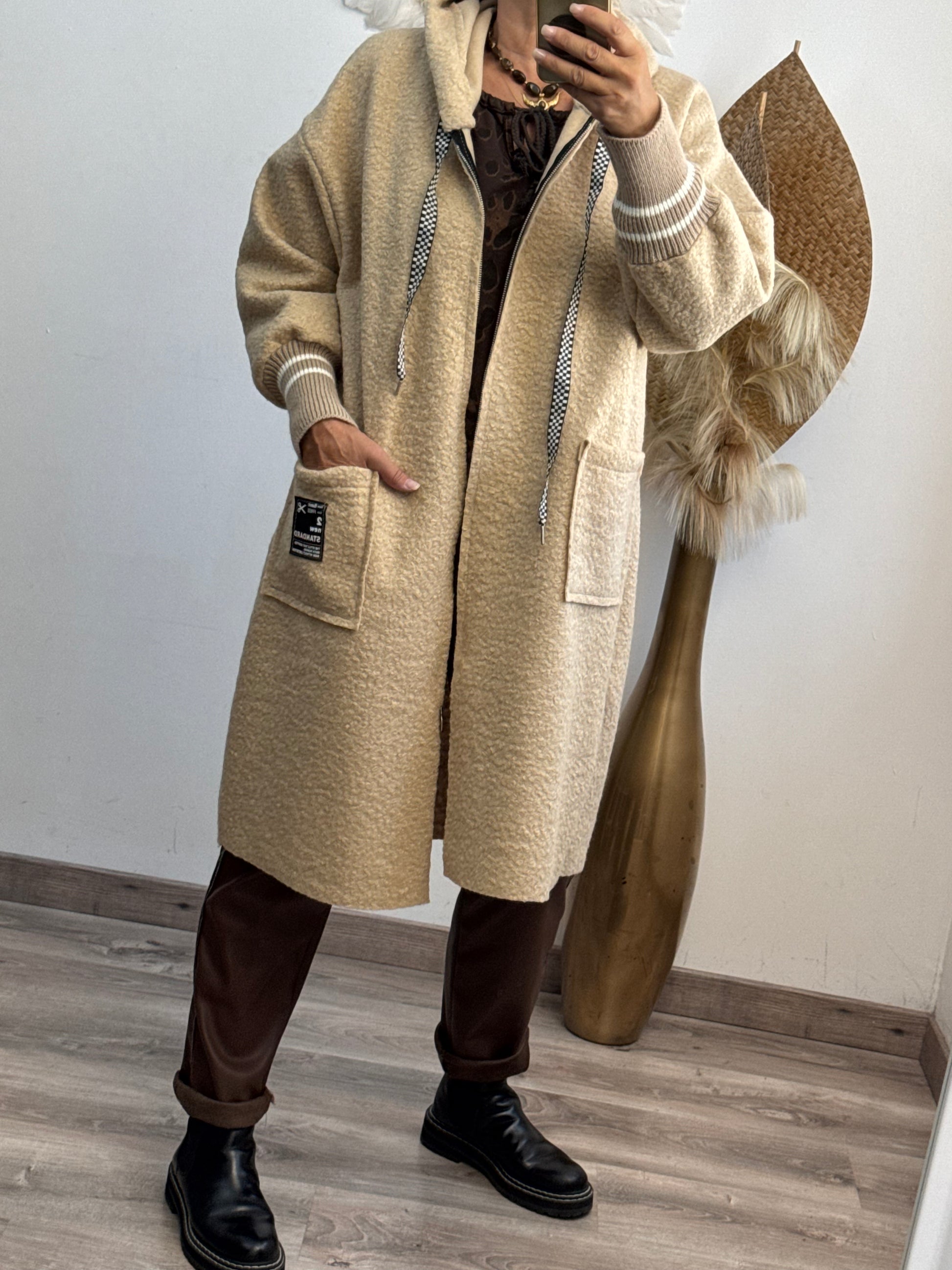 Manteau Octave beige