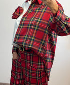 Chemise tartan rouge TU 40/46
