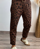 Pantalon Léo marron foncé