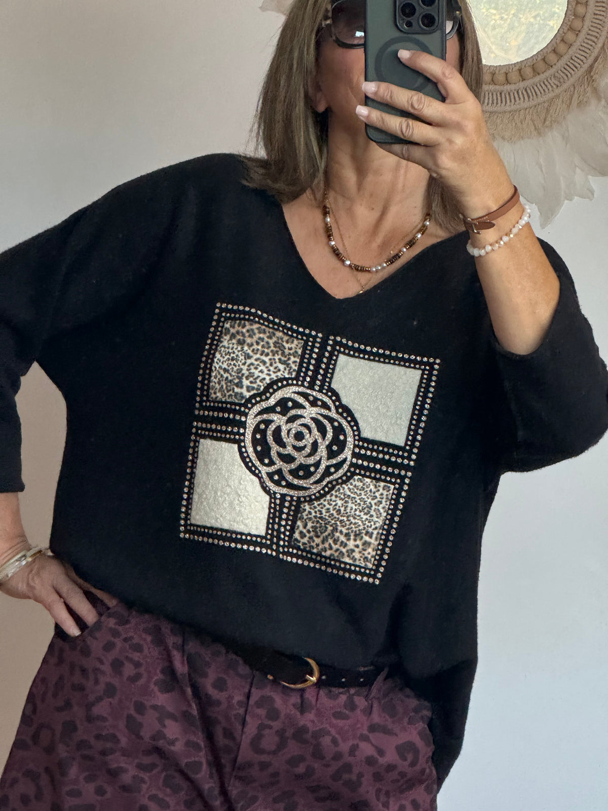 Pull Rosalia noir