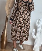 Robe teeshirt Léo taupe jolie forme TU 44/52