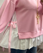 Sweat-shirt chemise rose TU 36/44