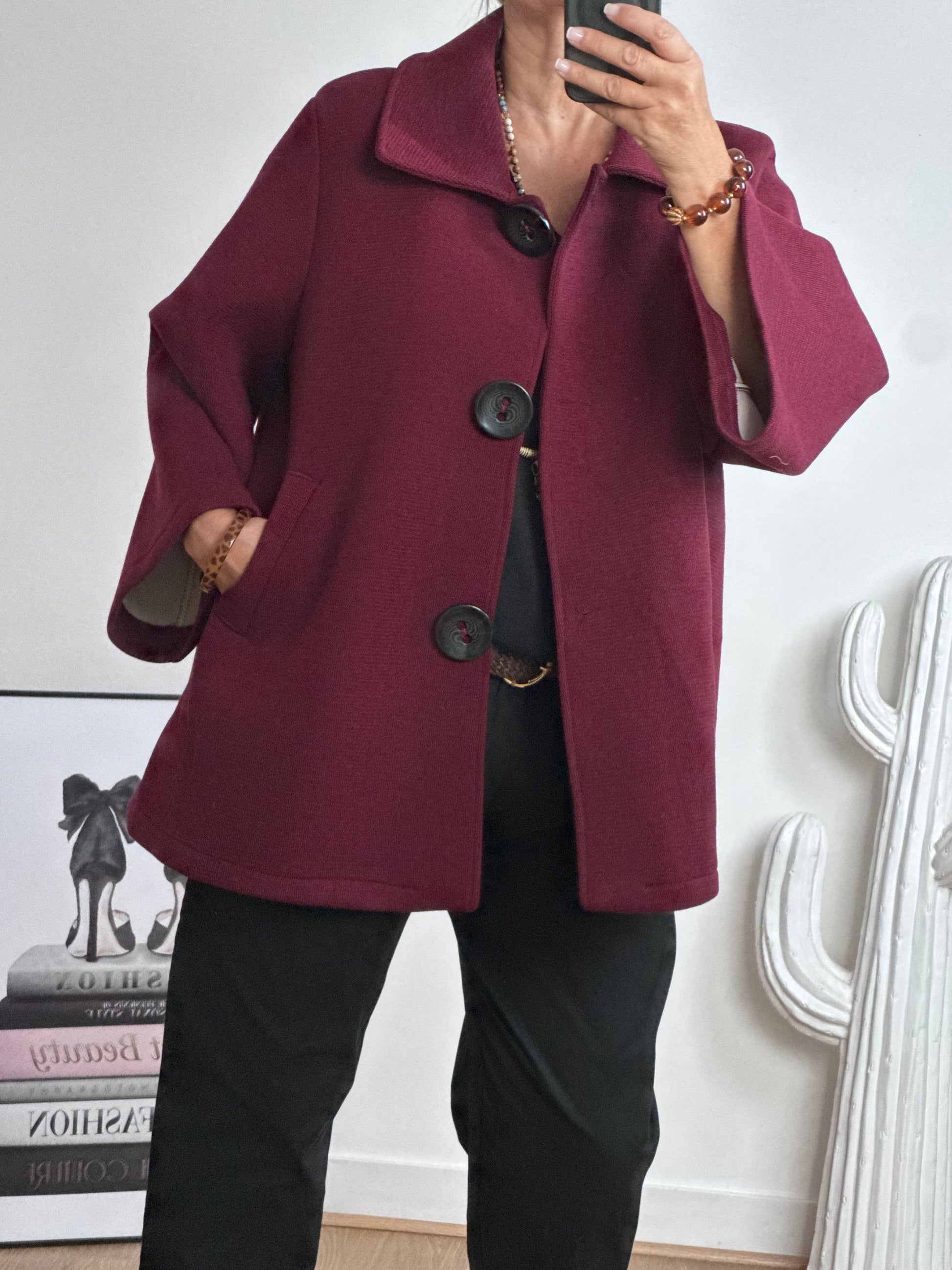 Veste Kennedy bordeaux TU 40/50