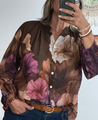 Blouse Lola marron