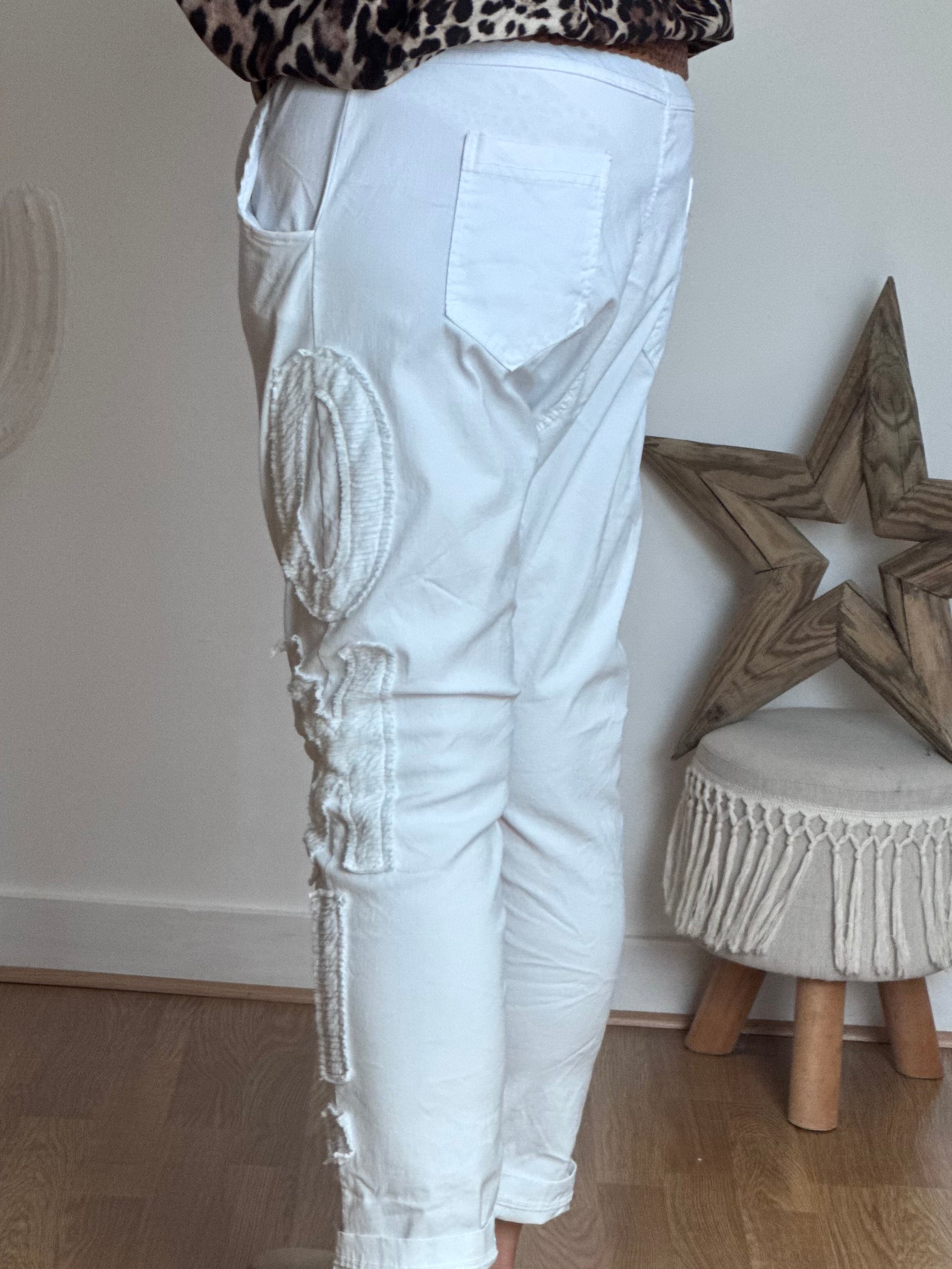Pantalon saroual blanc OK !