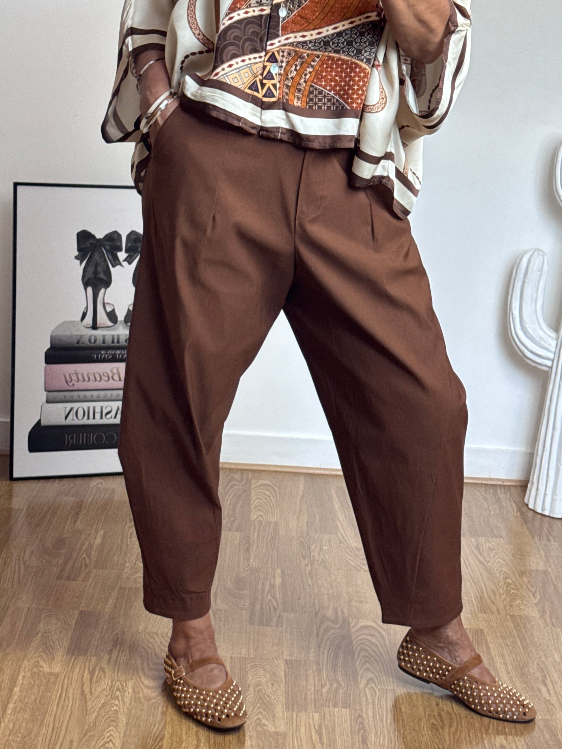 Pantalon Alexis camel