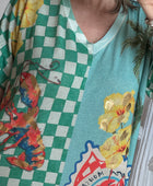 Robe lurex multicolore