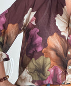 Blouse Lola lie de vin