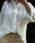 Chemise Lolita broderie blanche